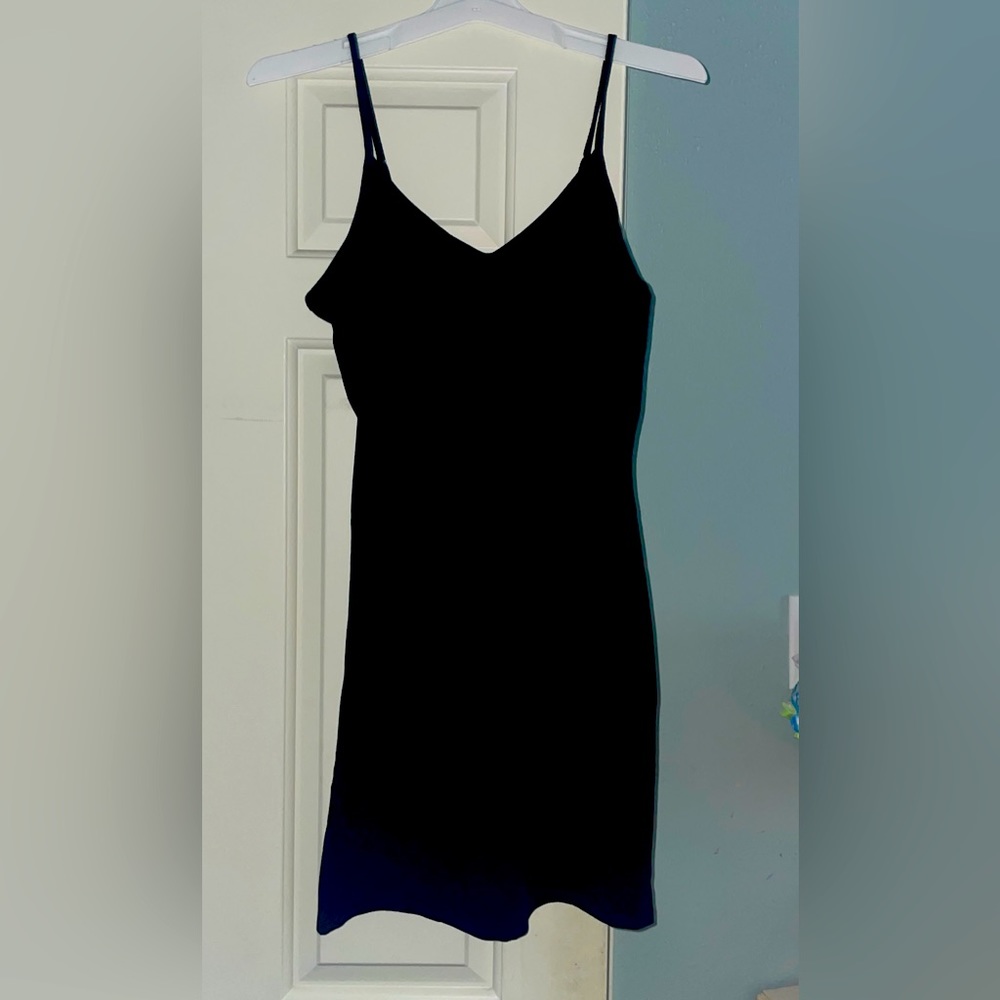 Black tight dress